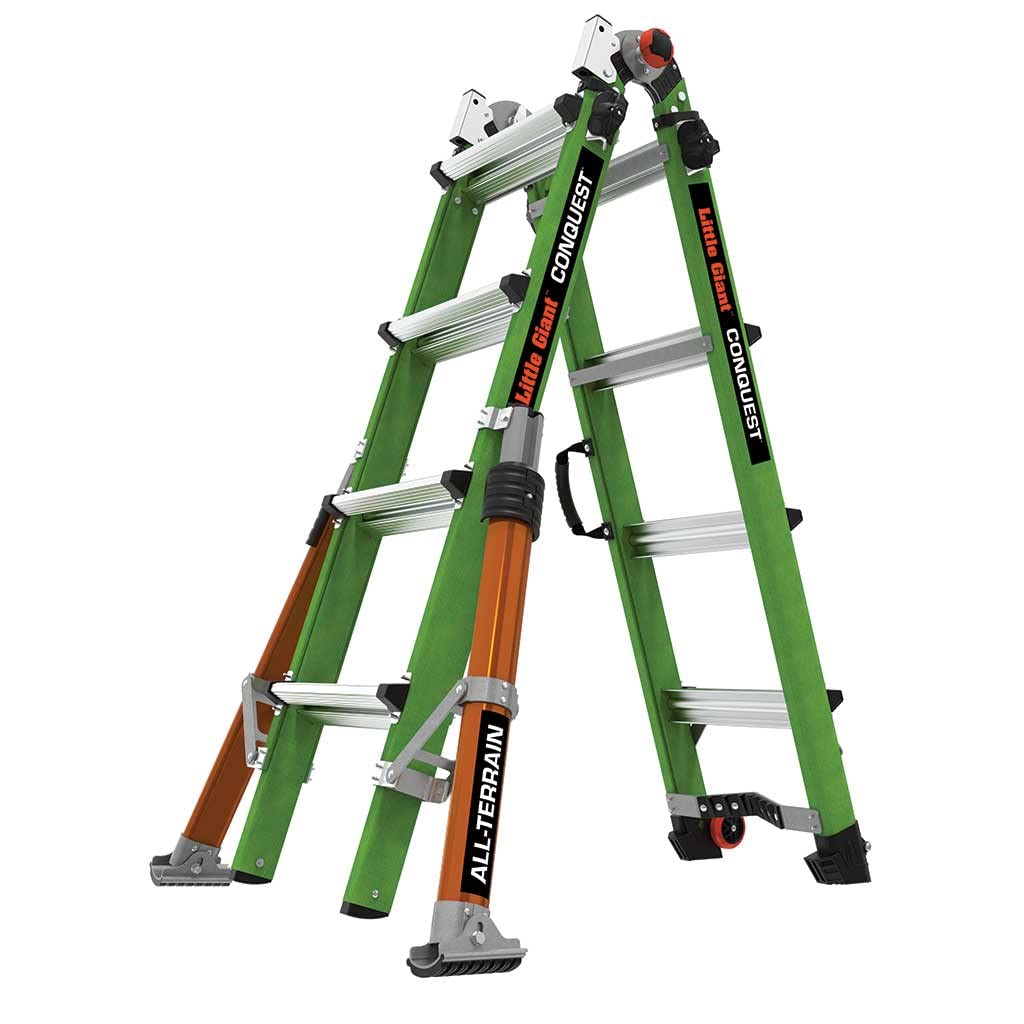 Little Giant Conquest - Escalera multiusos (fibra de vidrio, 17107)