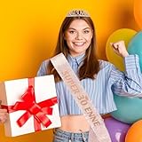 Zoom IMG-2 fascia corona compleanno personalizzata con Zoom IMG-2 fascia corona compleanno personalizzata con