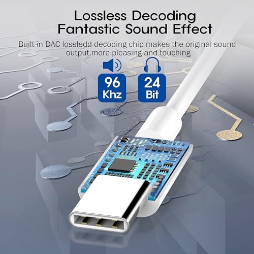 Limqiaowy X5-TYPE C TO 3.5MM 2 Pack Usb C To 3.5Mm Headphone Jack Adapter thumb #2