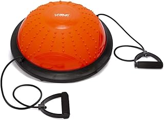 Meia Bola de Equilíbrio - 46cm Diametro, LARANJA - LiveUp Sports