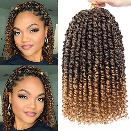 Leeven 8 Packs Ombre Blonde Pre-Twisted Passion Twist Hair With