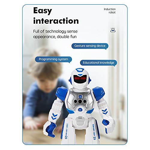 Zwbfu Robô inteligente para crianças RC Gesture Sensing Robot Canto Dança Brinquedo programável Educ