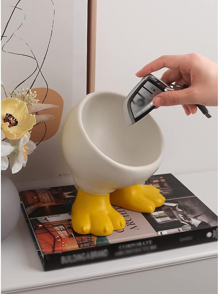 KITCISSL Key Bowl Coffee Table DecorDecorative Tray Key Tray Creative Living Room Jewelry Display Trays, Shoe Cabinet Ornaments Key Phone Change Watches Candy Entryway Tray (Color : B)