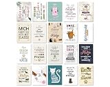 TypeStoff 20er Postkarten Spar Set   Katze   DIN A6, 20 verschiedene Motive mit Sprüchen für viele Gelegenheiten   PK 01465