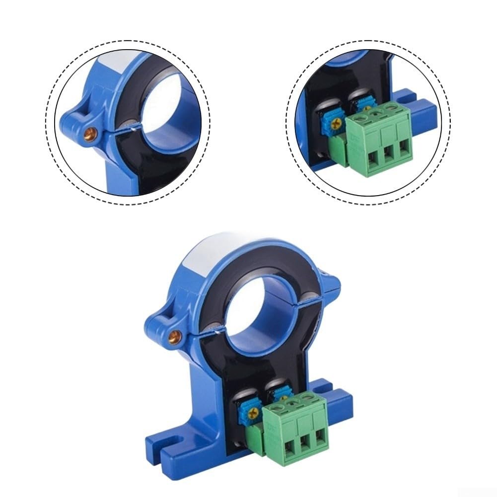 Stromsensor, offener Schleife, geteilter Kern-Strom-Transmitter, Hall-Effekt-Stromwandler für AC-DC-Strommessung (AC0–20 A)