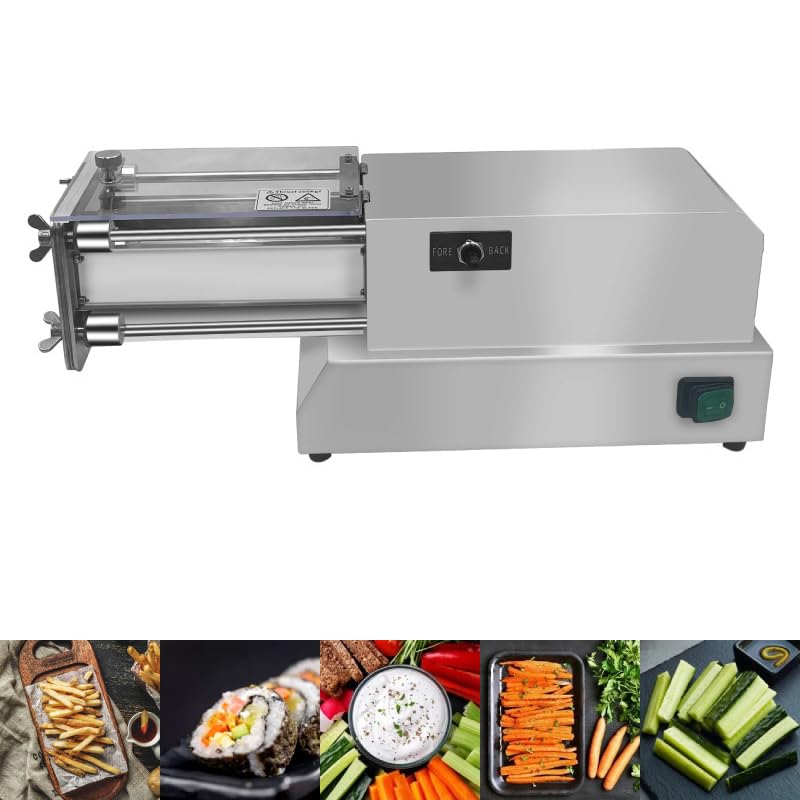 Máquina eléctrica cortadora de papas de acero inoxidable miniatura 2
