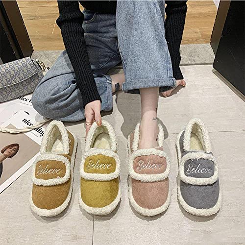 Lightweight House Shoes,Thick-Soled Comfortable Confinement Shoes, Postpartum Package and Maternity Shoes-Yellow_40,House Shoes Indoor2