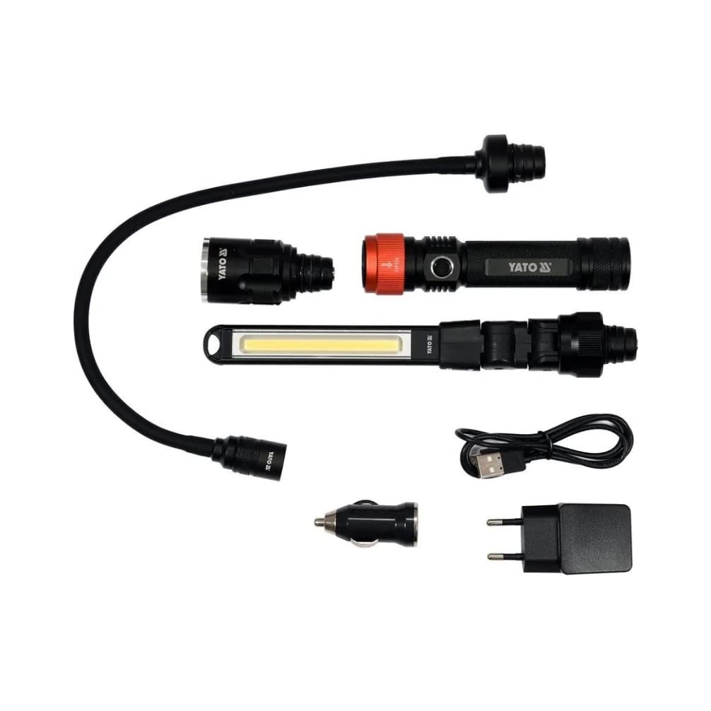 YATO YT-08521 Lampes manuelles 280 Lumen 190 Lumen 380 Lumen