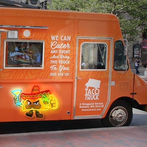 Image of Tacos Neon Sign for Wall Decor,Dimmable Led Tacos Neon Light for Mexican Restaurant Decor Mexican Burritos Led Light Neon Light for Shop Restaurant Window Fast Food Shop Wall Decoration