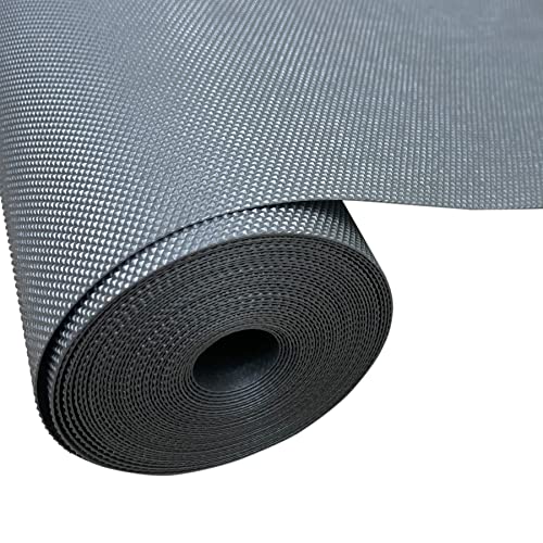 Image of GradeOne Multipurpose (45 cm x 5 Mtrs) Strong & Durable EVA Anti-Slip Mat /Shelf Liner for Kitchen Shelves, Drawer, Fridge, Almirah, Rack & Cabinet - (Grey)
