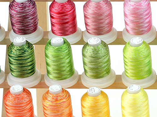 50 Conos de Hilo de Bordar Multicolor Poliéster 550 Yardas miniatura 3