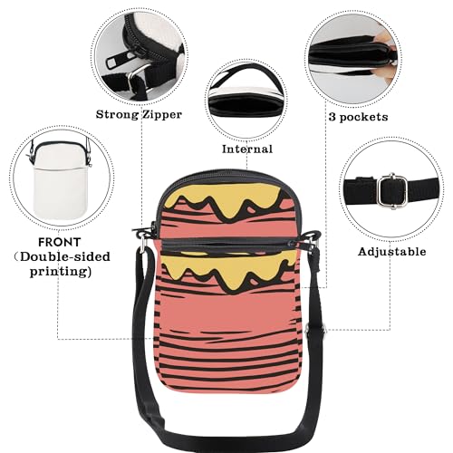 CMNIM Bear Pot Crossbody Bag Cartoon Bear Inspired Gifts Honey Bees Sweet Gift Merch Honey Bear Purse Strap Bag3