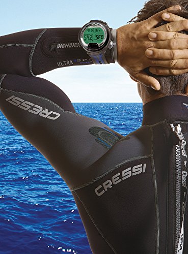 Image of CRESSI Leonardo 2.0 Scuba Dive Watch, Air Nitrox Gauge, Black /Lime