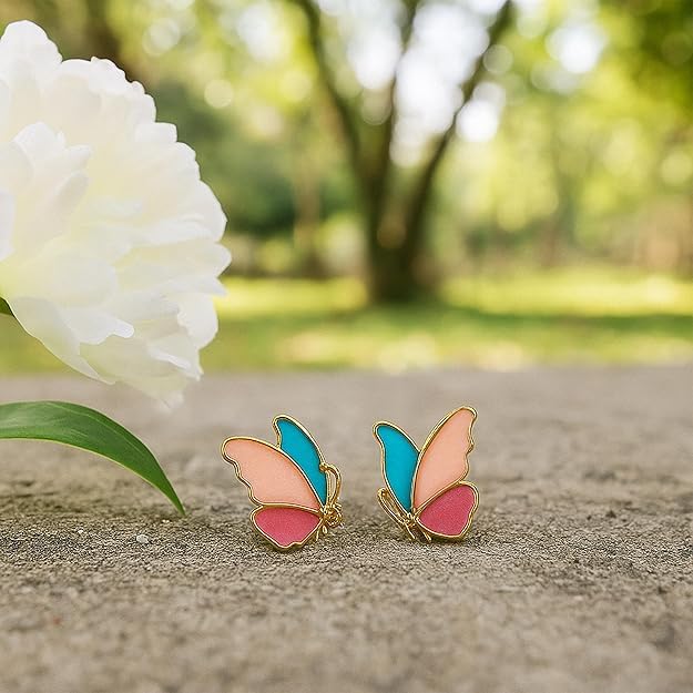 Image of Bottega-Inspired Chunky Korean Stylish Earrings | Big Party Statement Studs | Celebrity Fashion Jewellery | Gifts For Women and Girls
