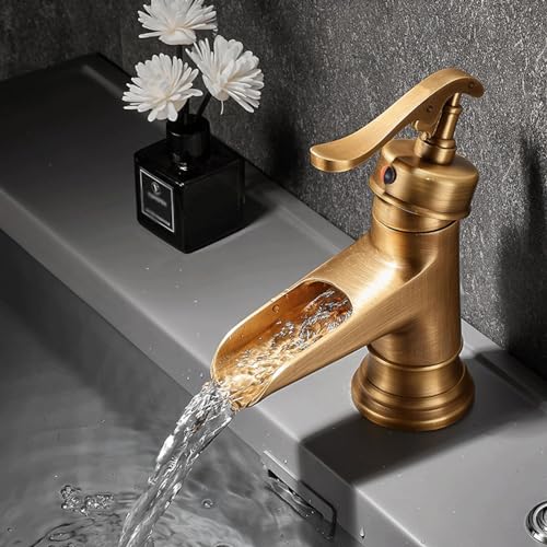 Mitigeur monocommande vintage pour lavabo rétro chic - 3