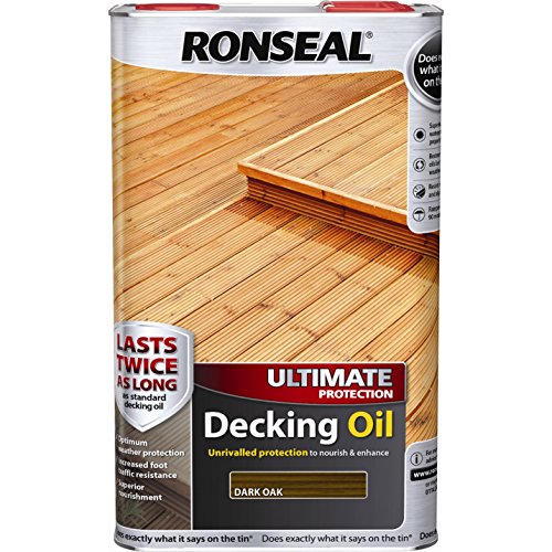 Ronseal Ultimate Protection Decking Stain Dark Oak 5 Litre