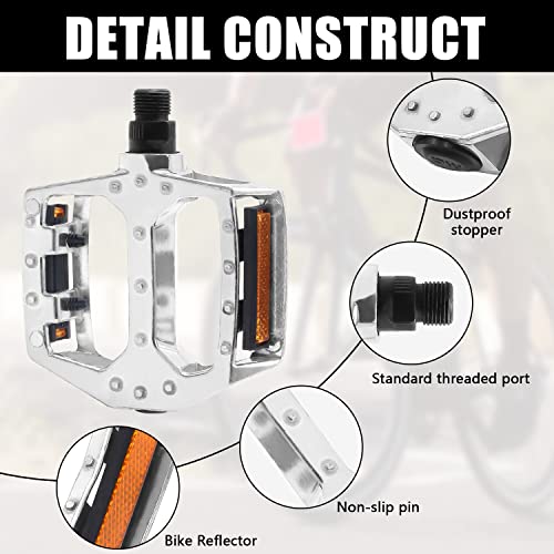GZjiyu Set di 1 paio di pedali per bicicletta, in