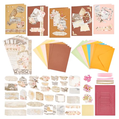AHANDMAKER Handgefertigte DIY-Grußkarten-Sets, 15...