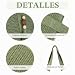 Imagen de EVEOUT Bolso de hombro Paja Tejido Mujer Verano Bohemio Ligero Grande Shopper Bolsos Tote Rafia para Playa Vacaciones Viaje Diario