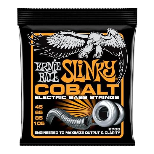 Ernie Ball Hybrid Slinky Cobalt - Cuerdas para bajo eléctrico, cobalto, calibre 45-105