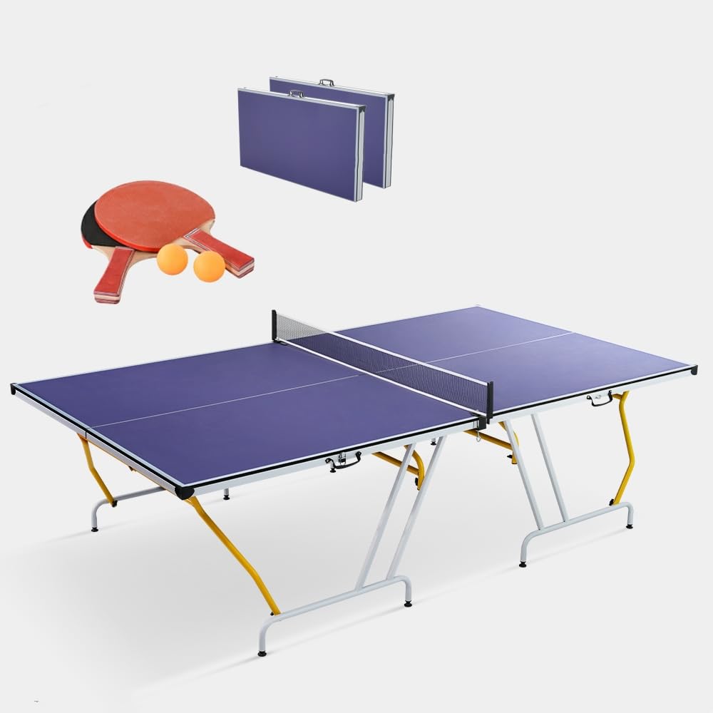 Amazon | Custonow 卓球台 国際規格サイズ 家庭用 ピンポン台セット  