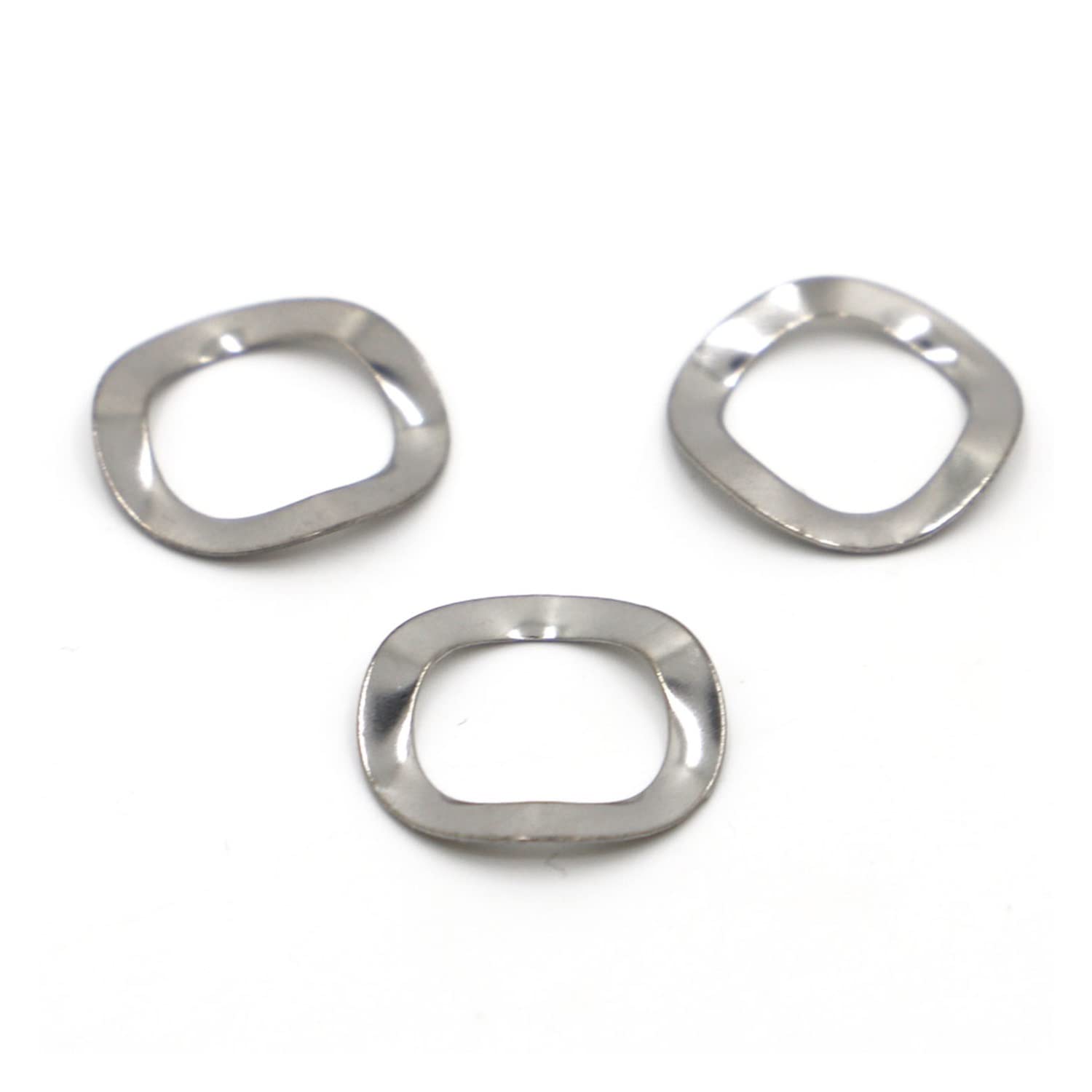 Lot de 10 à 20 rondelles élastiques à Trois ondulations en Acier Inoxydable 304, M3-M31, for Arbres de roulement(10pcs M16x21x0.3)
