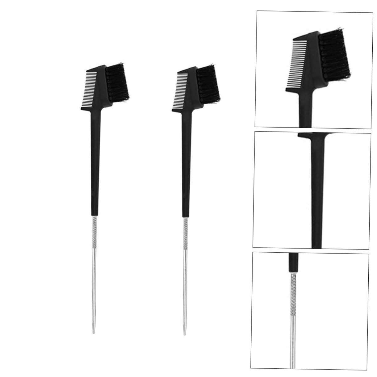 Baluue Comb for Eyebrows Lashes Non-shedding Brush Pro Makeup Tool Double Sided Natural Shape