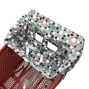 Portable Shopping Cart Cover | High Chair and Grocery Cart Covers for Babies, Kids, Infants & Toddlers ✮ Includes Free…