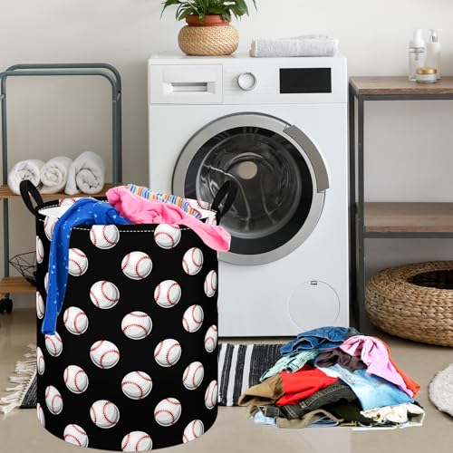 Image of Kids Laundry Hamper Nursery Room Storage Basket & Gift Organizer Bin | Laundry Basket for Kids' Clothes Toys with Handles