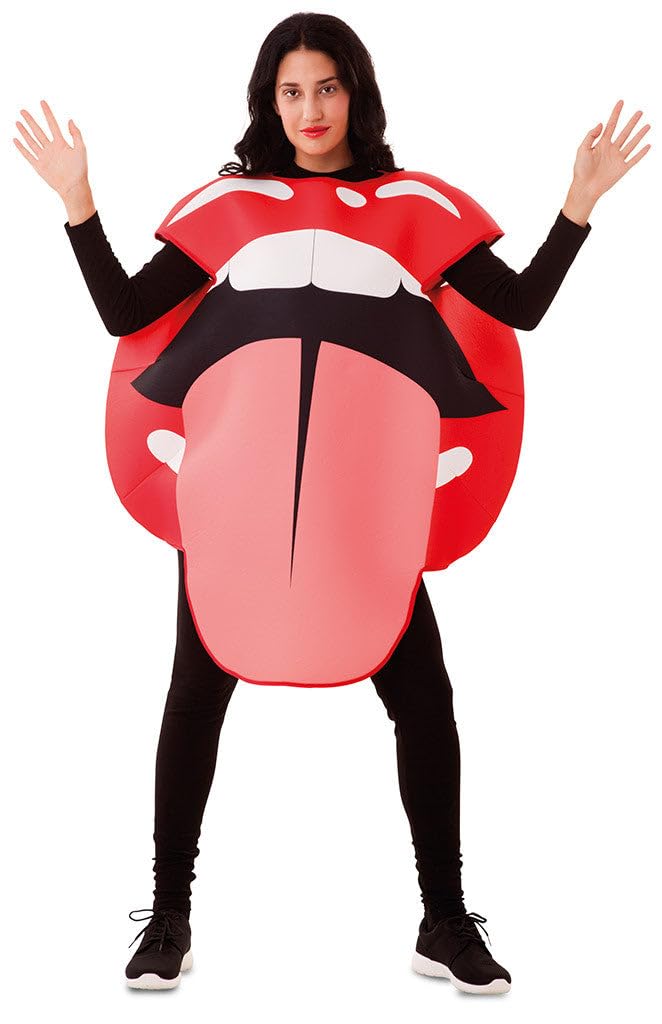 Disfraz de Emoticono Lengua para adultos