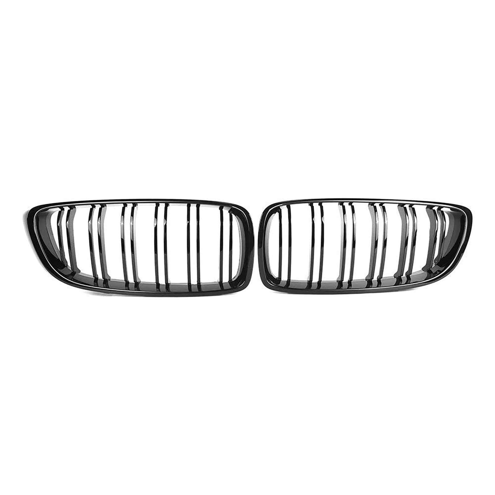 Parrilla para BMW Serie 4 F32 F33 F36 M3 F80 M4 F82 F83 | 2014-2019,Riñón Delanteras,Negro Brillante Rejillas,Doble Riñón