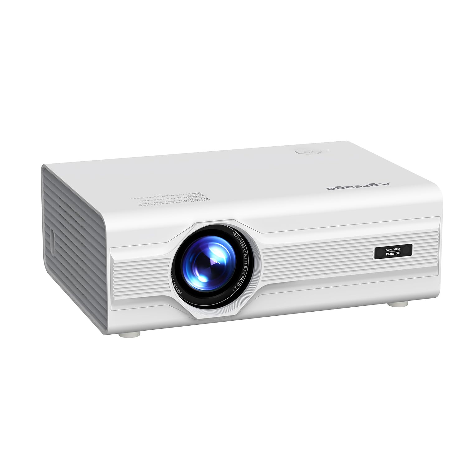 Portable Projector（ホワイト） ARTSEA Mini Projector 1080P Portable Projector Compatible with iOS