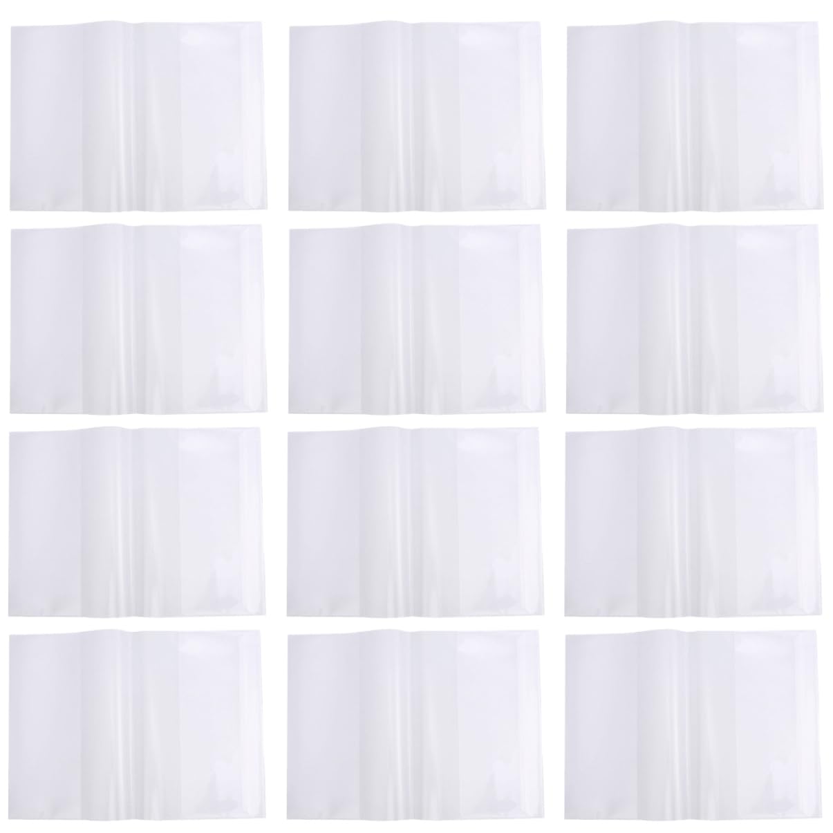 NUOBESTY 4 Set Pellicola Per Libri Impermeabile Carta Trasparente Pellicola Trasparente Per Libri Protettore Della Rivista Protettori D'angolo Del Libro Transparent Pp 20 Pezzi * 4