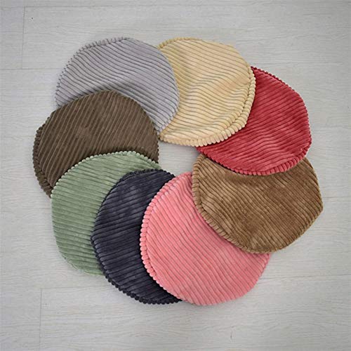 Stoel bedekking Stoelhoes stretch elastische eetzitje pluche ronde stoel cover effen kleur slipcover bark kruk cover… - Afbeelding 5