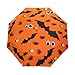 Murciélagos Naranjas Ojos De Marioneta Paraguas Plegables niña niño Automático Resistencia Viento Paraguas Impermeable de Viaje