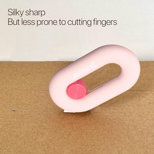 Image of Ceramic Box Cutter Retractable, Safety, Cute, Magnetic Package Opener, Box Opener Cutter for Daily Online Shopping /Kitchen /Office /Baby Beauty Gift Unpacking