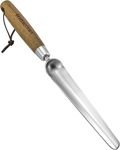 Paleta de plantación de jardín de acero inoxidable para trasplantar, ensanchador largo y estrecho para deshierbar de áreas estrechas, trasplantador disponible en Yaxa Venezuela