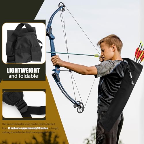 YYWEi Köcher für Pfeile Bogenschießen Quiver Rücken und Hüfte Köcherhalter für Compound Recurve Bogen Praxis Ziel Jagd