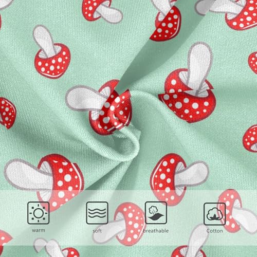 Little Girl Underwear Toddler Panties Kids Undies Mushroom Cartoon Soft Cotton Briefs 2T-8Y3