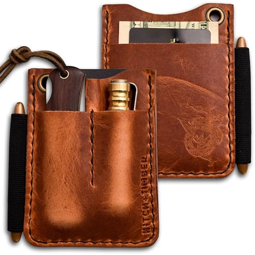 The Duz All - Hitch and Timber EDC Wallet for Everyday Carry Gear (English Tan)