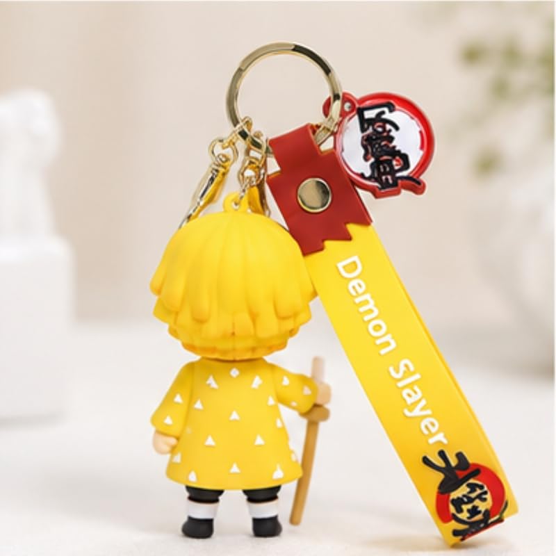 Image of Cute 3D Keychain | Keyring & Quirky Bag Charm | Hard Silicone, Unbreakable | Travel Essential | Kids Friendly | Strap & Bag Hook