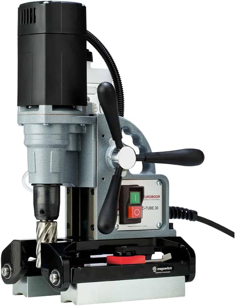Magnetic Drill Press - 900W / 8.2A Portable Drilling Machine with 1-3/16" Annular Cut Capacity & Automatic Pivot - ECO.TUBE.30