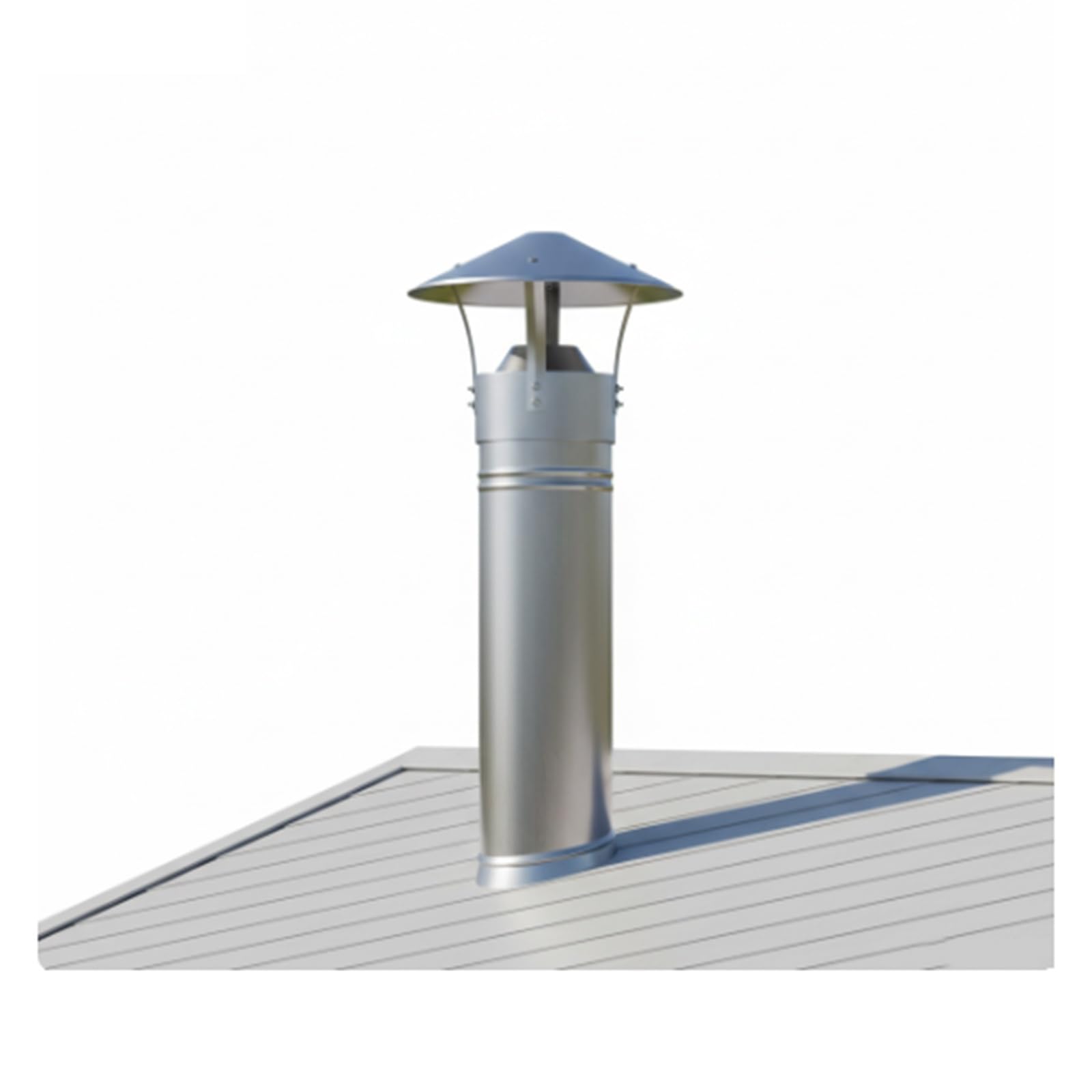 IGNVXMGKP Chimney Flue Cowl, Stove Pipe Cap, Roof Vent Cap, All Weather Easy Installation,for Stove Pipe-Maximize Airflow Better Vent(200mm/7.9in)