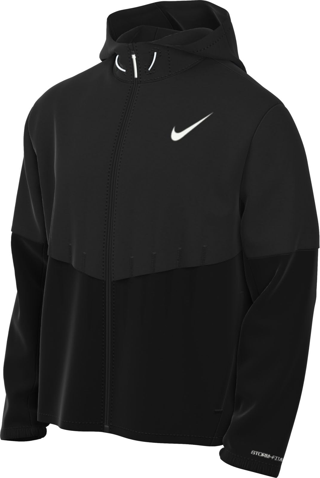 Nike Aeroswift Chaqueta De Running Storm-​Fit Aerogami - Hombre, Black/​Summit White, FZ9039-​010, L