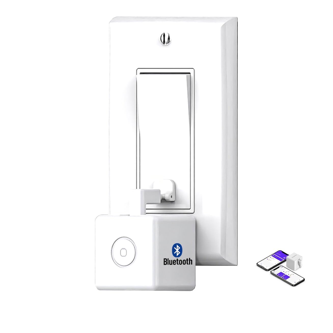 BezlyaAdaprox Fingerbot Plus Smart Button Pusher - Wireless Robot Finger for Smart Home, Compatible with Tuya, Alexa and Google Home, Available in Bluetooth & Zigbee Versions