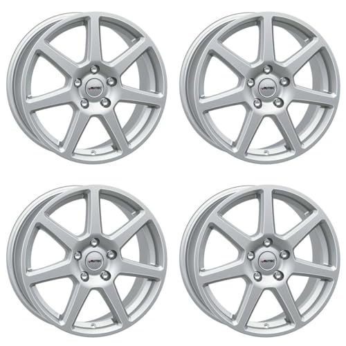 4x AUTEC Felgen Alufelgen TALLIN 6.5x16 ET45 5x108 Brillantsilber kompatibel mit Ford Mondeo Focus Transit Connect Tourneo Connect C-MAX Puma S-MA 4x AUTEC Felgen Alufelgen TALLIN 6.5x16 ET45 5x108 Brillantsilber kompatibel mit Ford Mondeo Focus Transit Connect Tourneo Connect C-MAX Puma S-MA