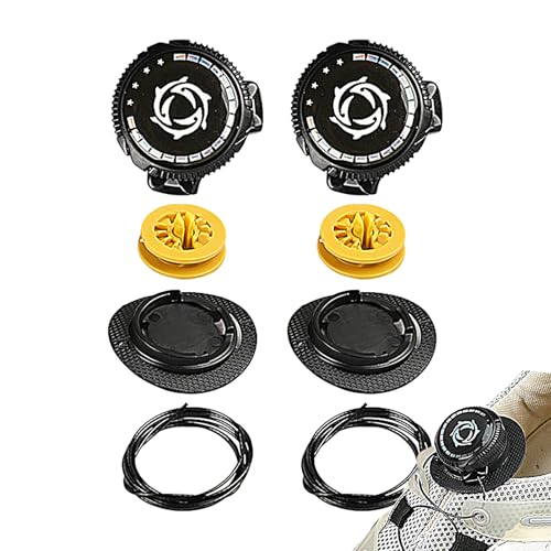 Genérico Lace Locks | Cierre Seguro Para Cordones,Liberación Rápida Y Nudo Resistente Para Hombre Mujer Adultos Niños En Caminata Carrera Senderismo Y Botas