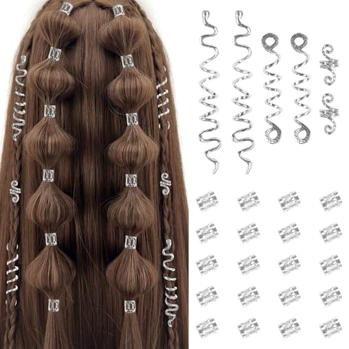 Accesorios para cabello TEBIEKOY 26 piezas dorado miniatura 1