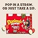 Danimals Smoothie Strawberry Banana Dairy Drink Multi-Pack, Creamy and Delicious Low Fat Snacks for Kids, 6 Ct, 3.1 oz Smoothie Bottles