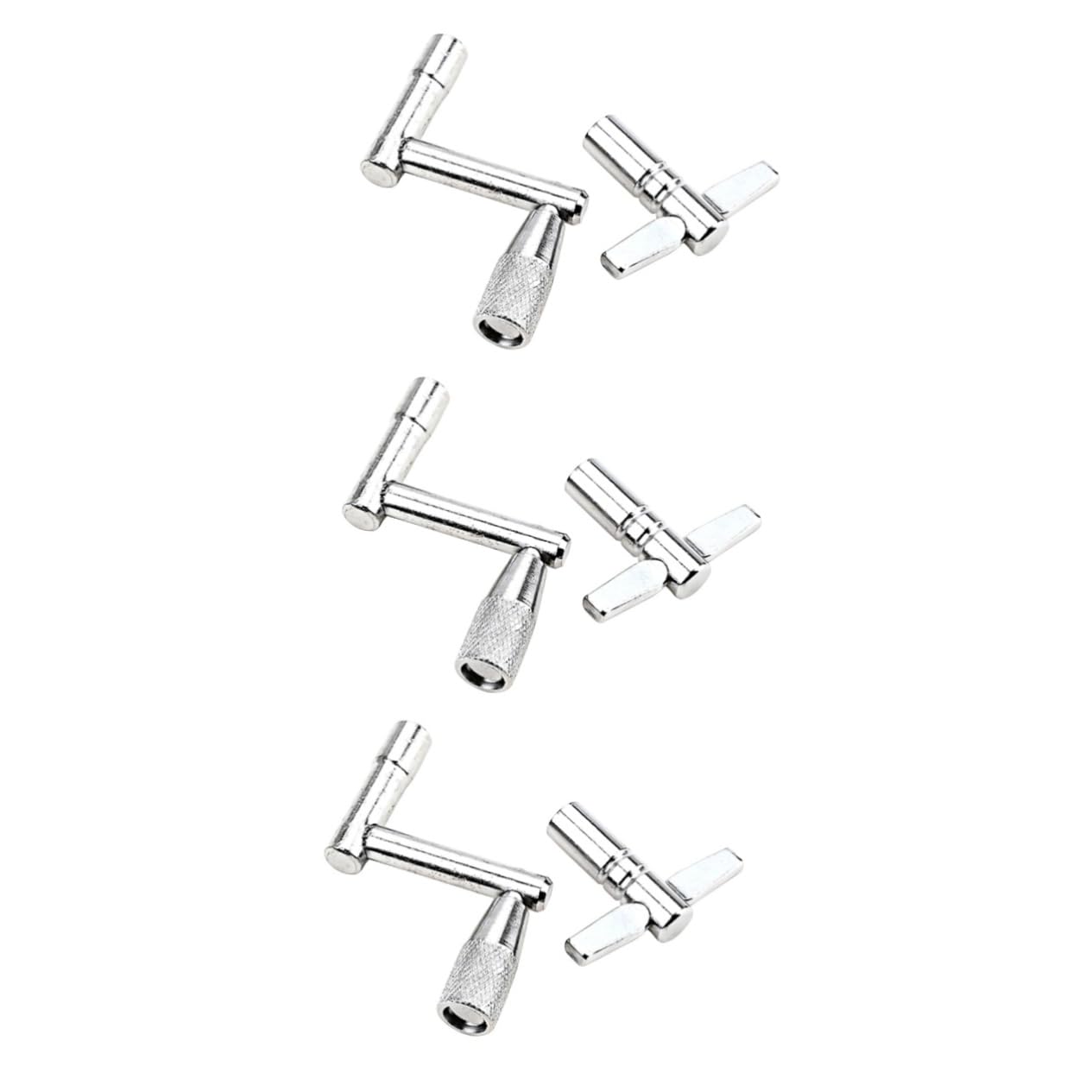 OFFSCH 3 Sets Percussion Instrument Wrench Compact Drum Spanner Musical Accessories